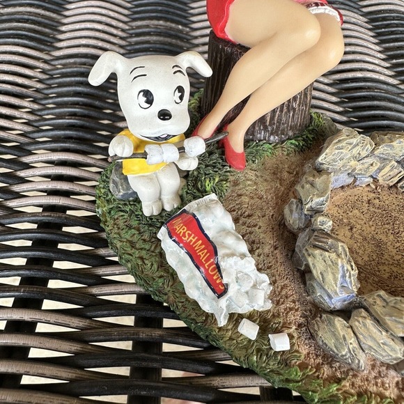 Vintage Betty‎ Boop Danbury Mint Lighted Figurine Collection Campers Delight - Picture 2 of 11